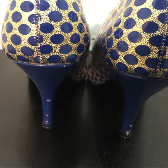 Carrini blue pumps size 11W - Picture 8 of 8